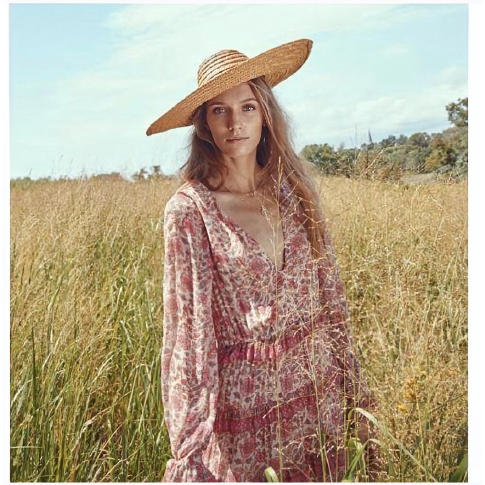 Love The Label Pink Floral Boho Dress
